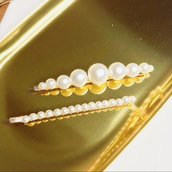 Retro Pearl Beaded Hair Pins - Picture 4 of 6
